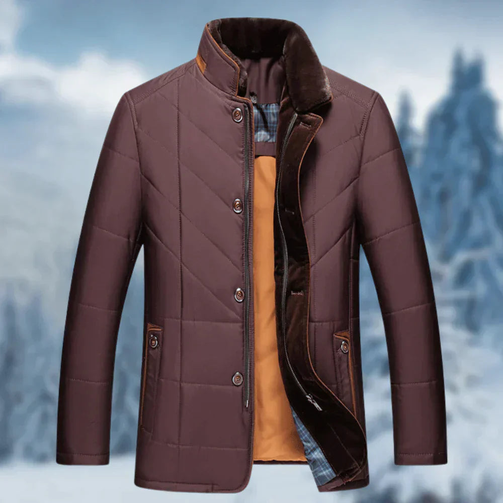 Veste homme suède douce froide coupe classique