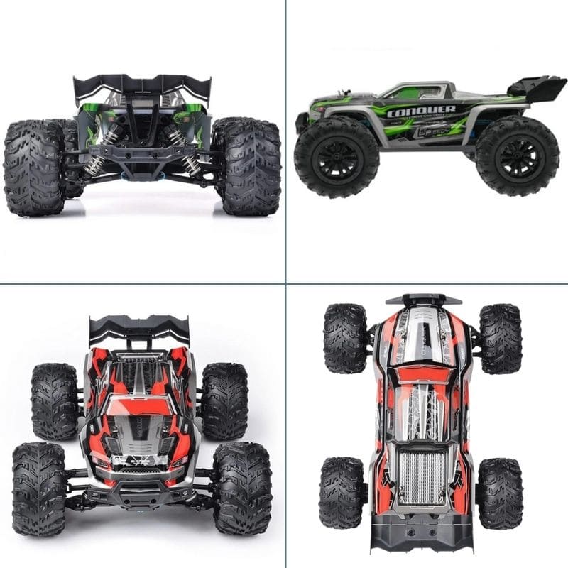 Voiture télécommandée 4x4 buggy tout-terrain 50 km/h 2,4 GHz rechargeable 8 ans