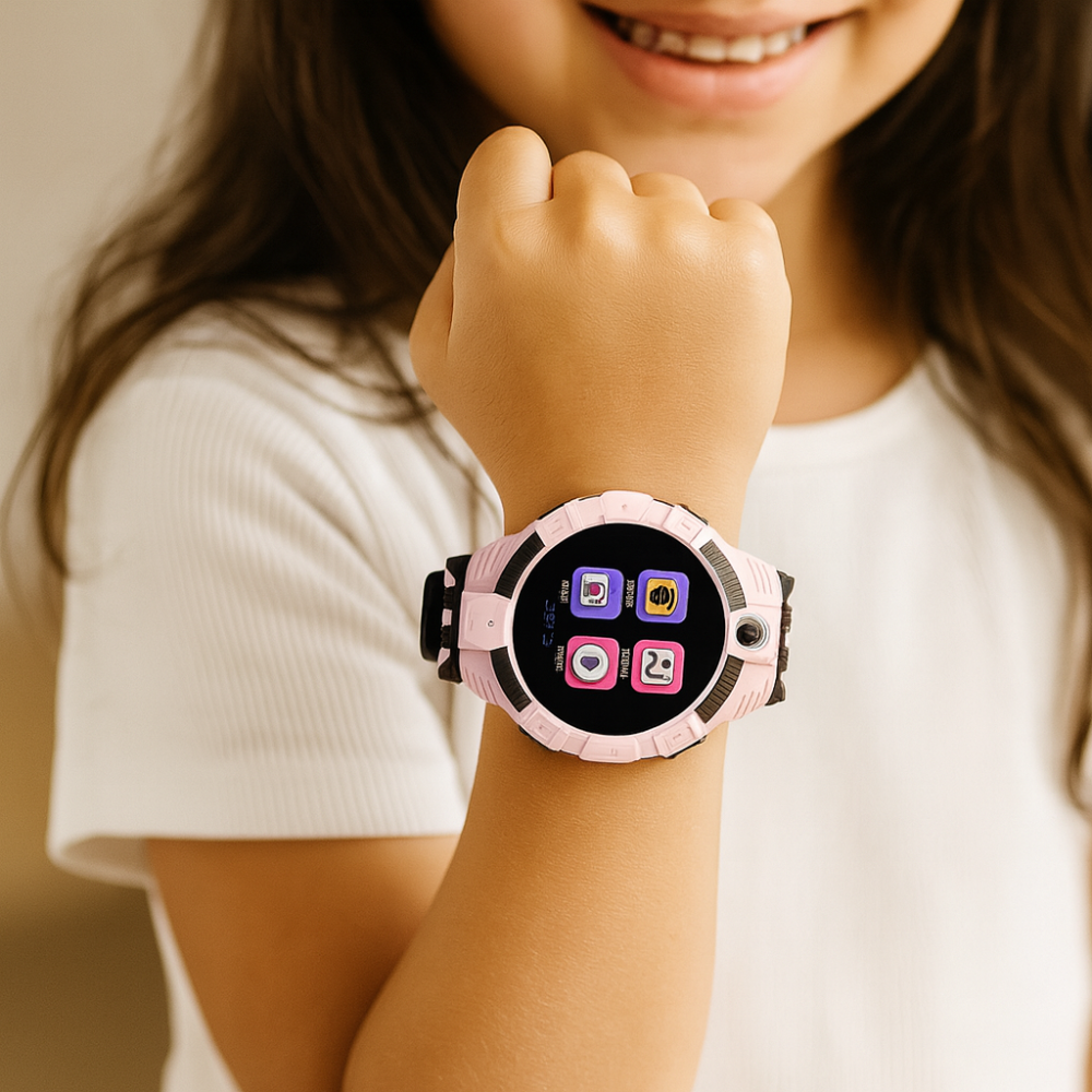 Montre intelligente enfant écran tactile caméra sangle silicone rechargeable USB 3-14 ans