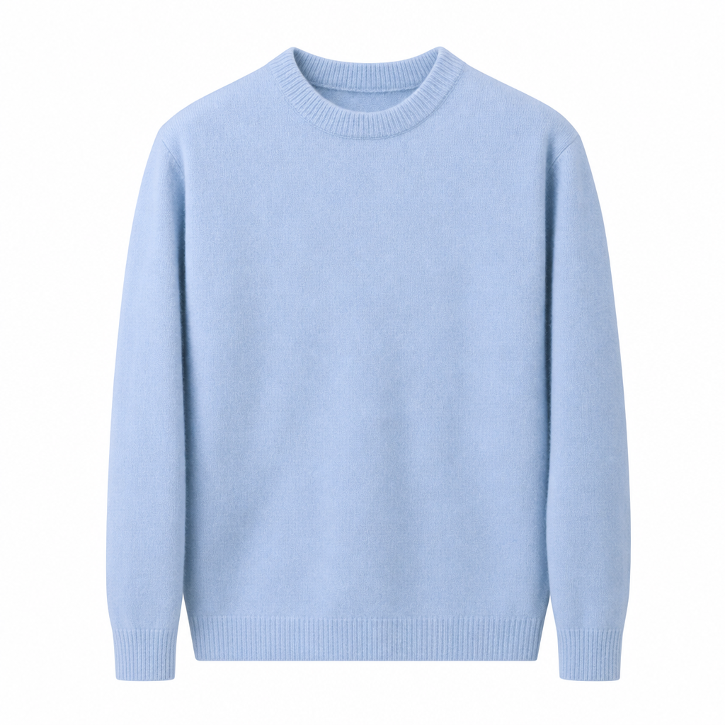 Pull homme cachemire confortable col rond