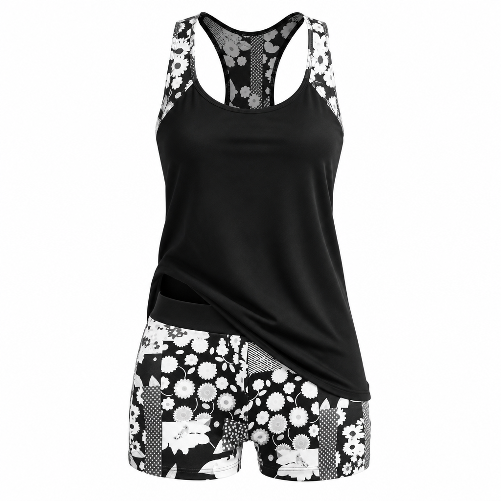 Maillot de bain femme 2 pièces tendance sculptant