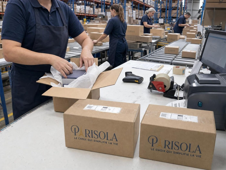 Préparation soignée d'une commande Parisola