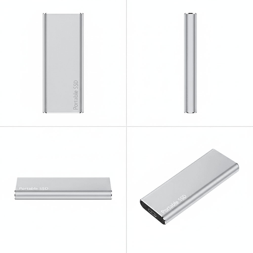 Disque dur externe 4 To USB-C compatible Windows macOS plug-and-play