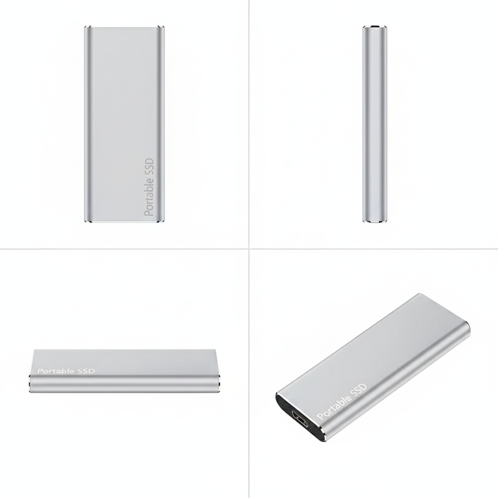 Disque dur externe 4 To USB-C compatible Windows macOS plug-and-play