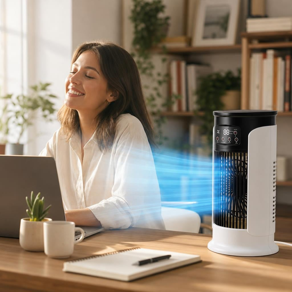 Refroidisseur d'air sur un bureau