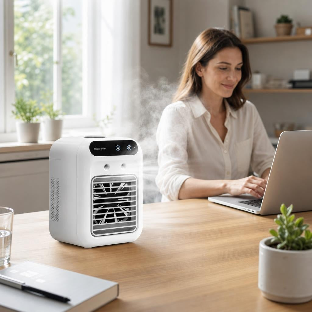 Mini refroidisseur d'air Parisola en bureau à domicile