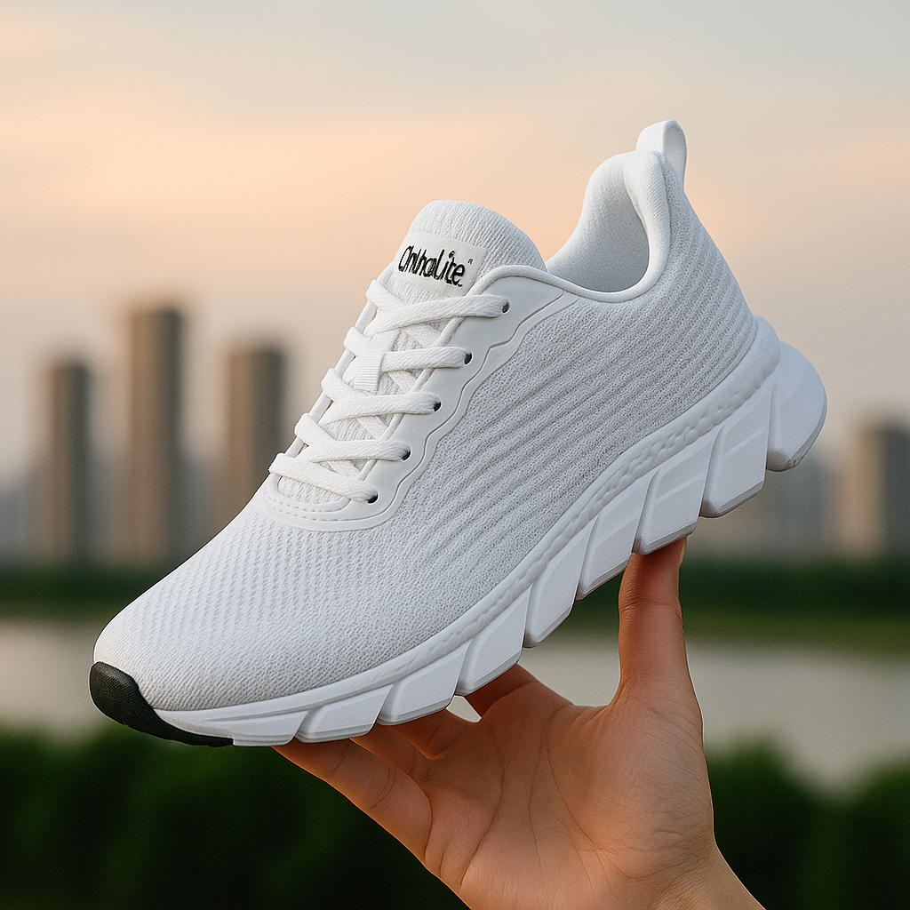 Chaussures orthopédiques femme tissu respirant semelle amortissante