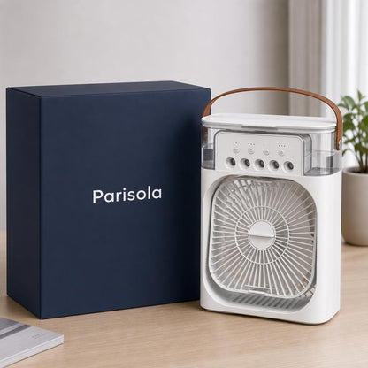 Emballage premium Parisola - mini ventilateur refroidisseur