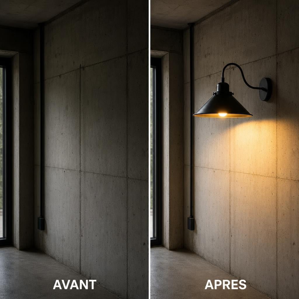 Comparaison avant / après installation
