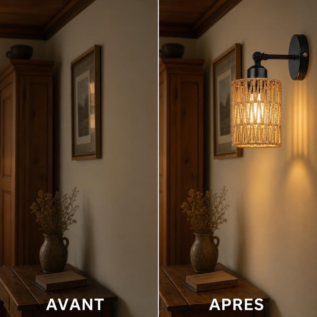 Comparaison avant / après installation