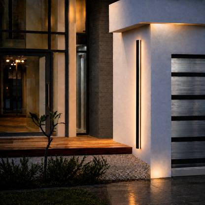 Applique murale extérieure LED IP65 métal acrylique dimmable