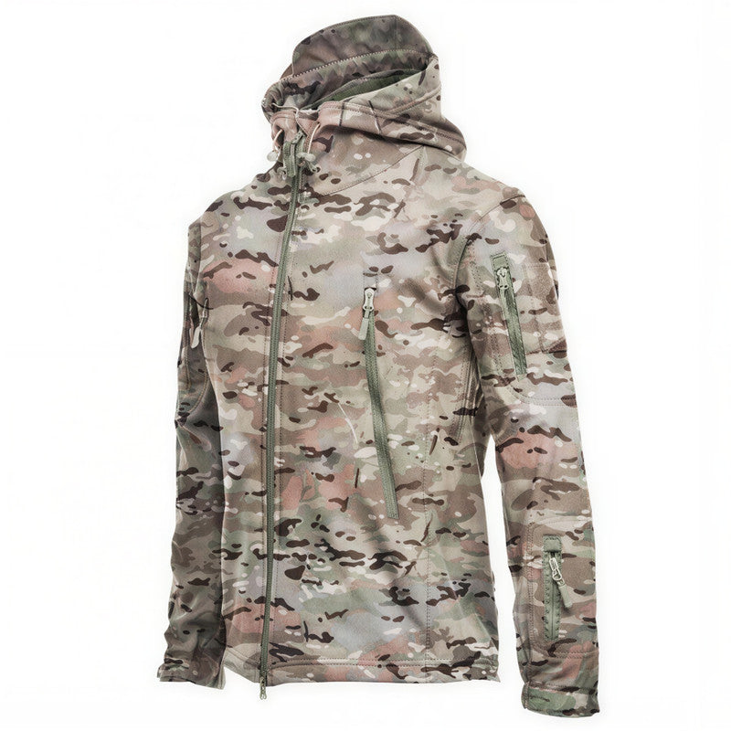 Alfie – Veste Militaire Imperméable à Capuche