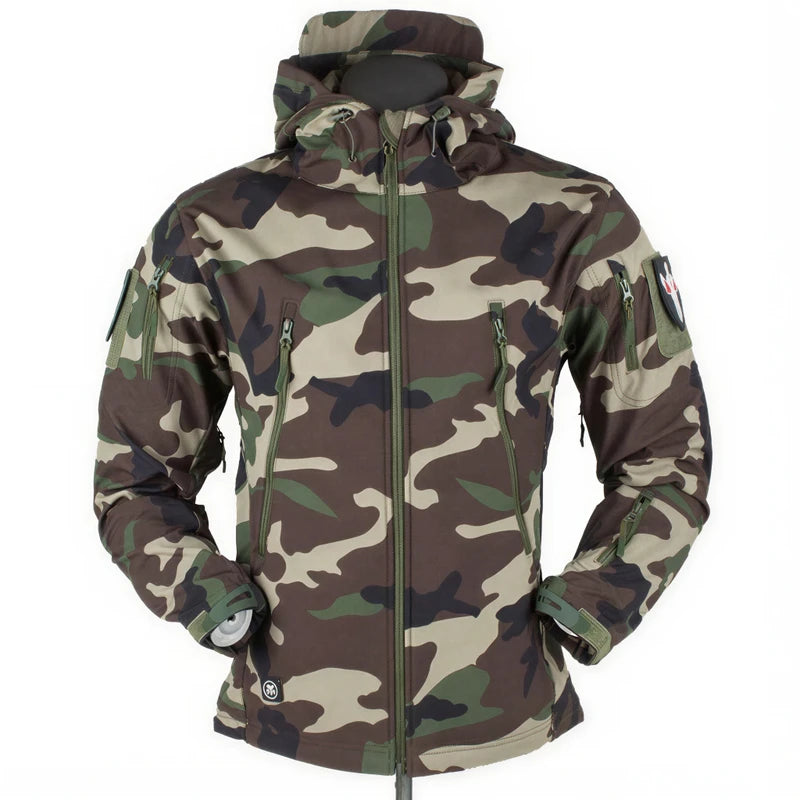 Alfie – Veste Militaire Imperméable à Capuche