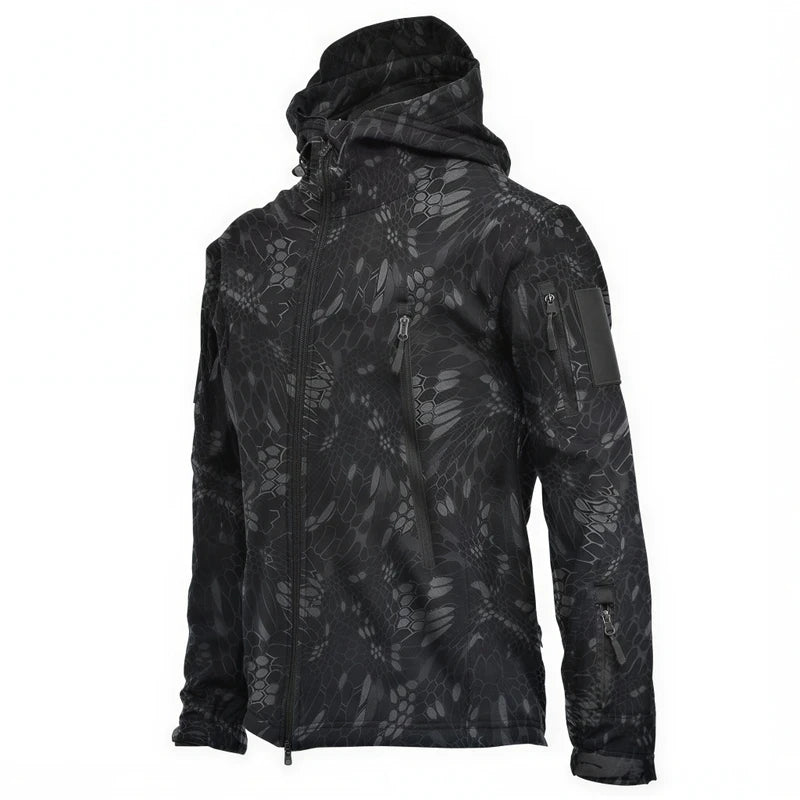 Alfie – Veste Militaire Imperméable à Capuche