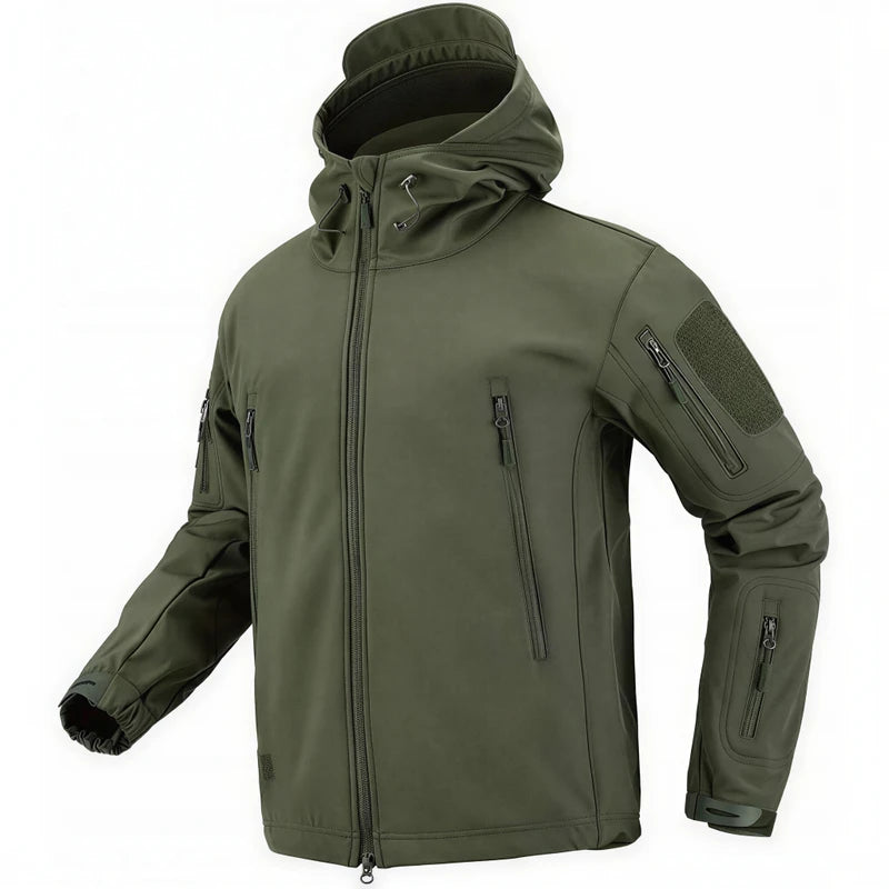 Alfie – Veste Militaire Imperméable à Capuche