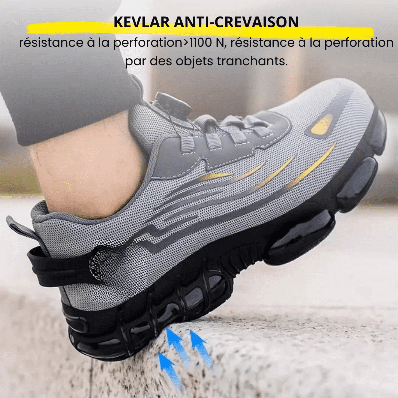 Chaussures de sécurité ultralégères maille semelle EVA caoutchouc