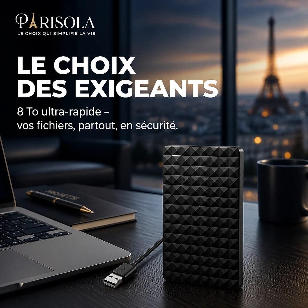 Vaultra – Disque Dur Externe 8 To