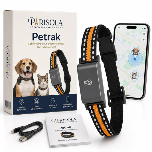 Petrak – Collier GPS Sans Abonnement
