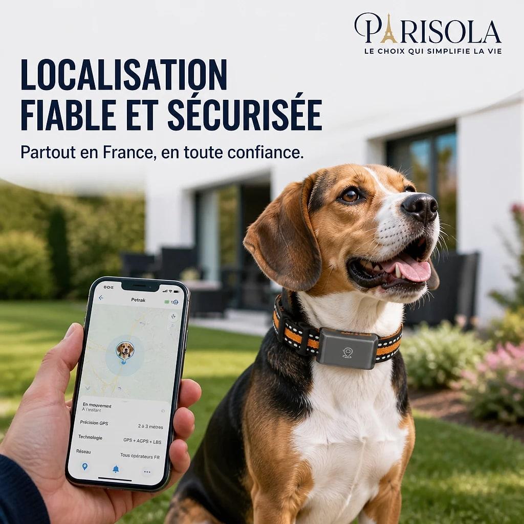 Petrak – Collier GPS Sans Abonnement