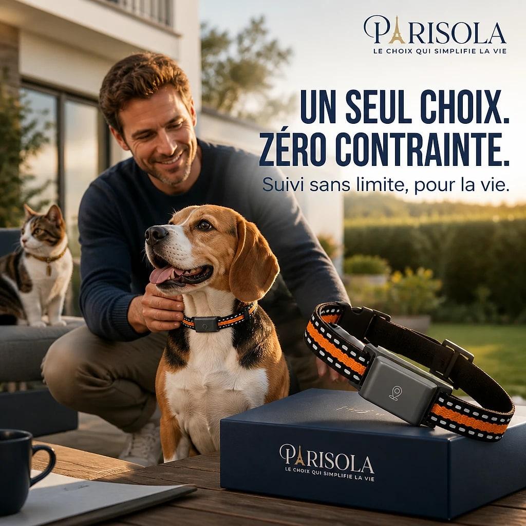 Petrak – Collier GPS Sans Abonnement