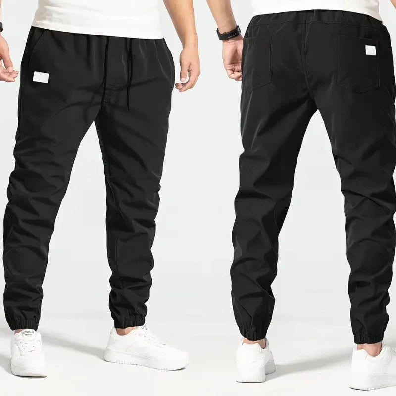 Pantalon cargo homme résistant multi-poches coupe ample