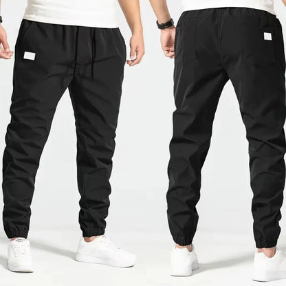 Pantalon cargo homme résistant multi-poches coupe ample