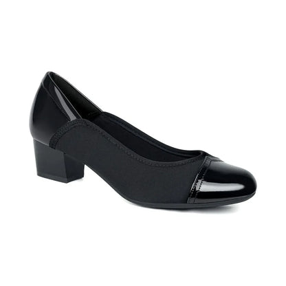 Mocassins femme à talon bas confort orthopédique avec embout souple - Parisola