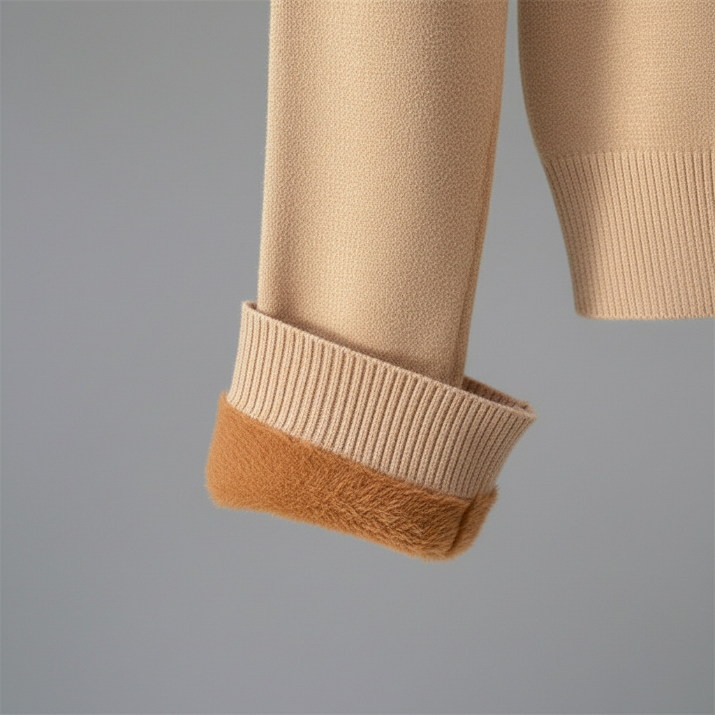 Pull col roulé femme polaire chaud manches longues