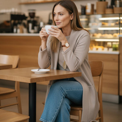 Ensemble femme élégant trois pièces veste haut pantalon