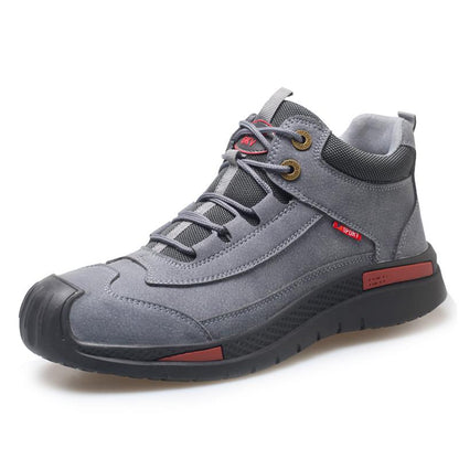 Bottes homme cuir synthétique semelle EVA caoutchouc résistantes