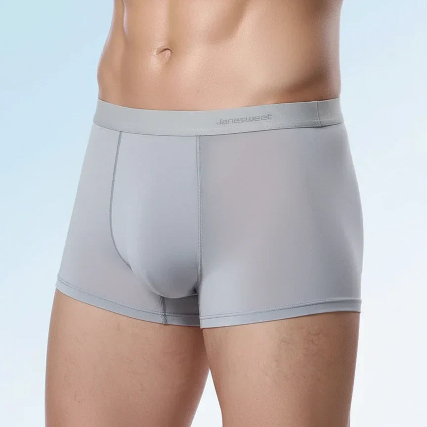 Boxershorts homme microfibre ice-silk coupe ajustée respirant