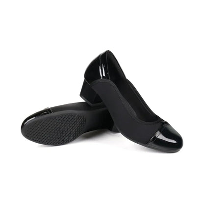 Mocassins femme à talon bas confort orthopédique avec embout souple - Parisola