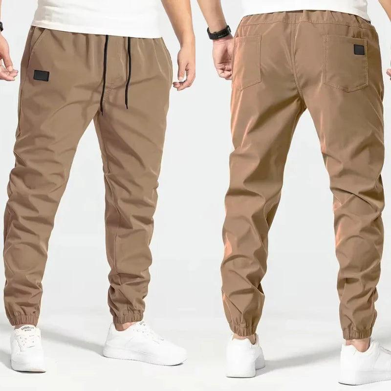 Pantalon cargo homme résistant multi-poches coupe ample