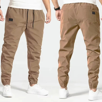 Pantalon cargo homme résistant multi-poches coupe ample