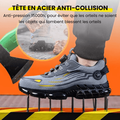 Chaussures de sécurité ultralégères maille semelle EVA caoutchouc