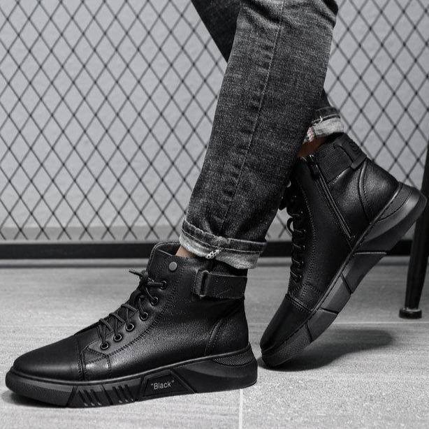 Chaussures homme cuir synthétique moderne semelle EVA caoutchouc