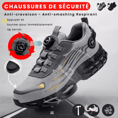 Chaussures de sécurité ultralégères maille semelle EVA caoutchouc