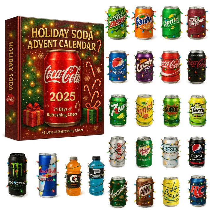 Calendrier de l'Avent 24 mini bouteilles décoratives whisky bière boissons collection Noël