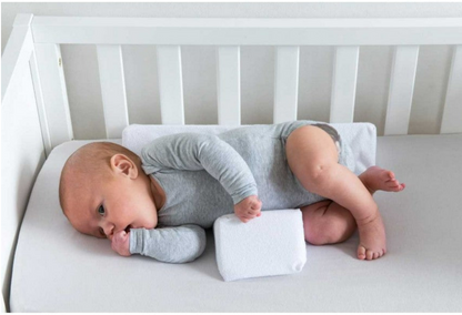 Coussin antiroulis bébé mousse à mémoire forme angle 45-90° housse lavable 0-12 mois