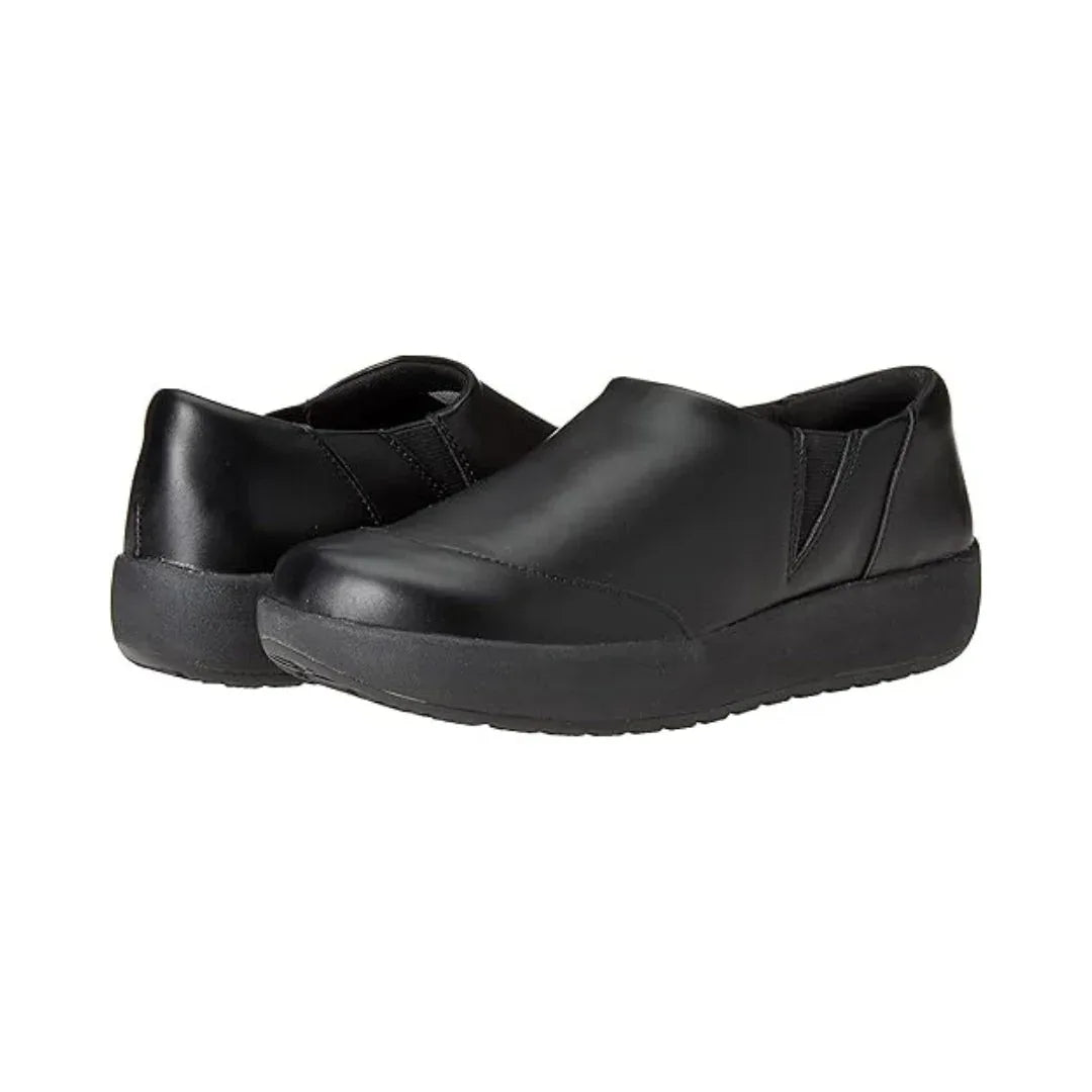 Chaussures de service femme en cuir, confort et semelle antidérapante - Parisola