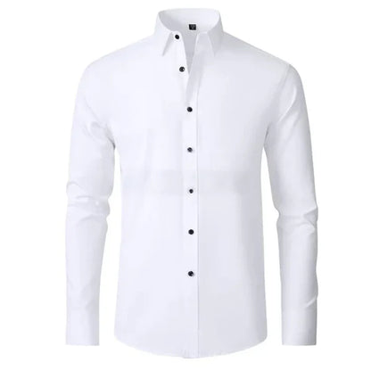 Chemise homme infroissable élastique coupe moderne