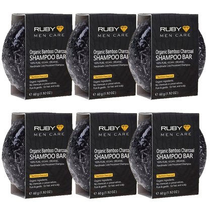 Shampooing solide naturel charbon de bambou sans sulfates