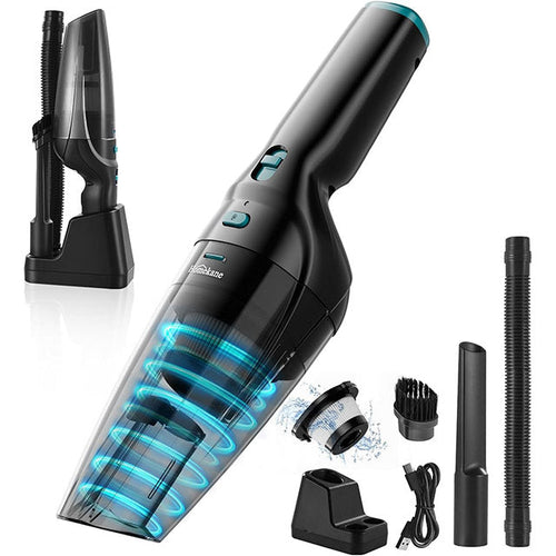 Aspirateur sans fil portable 9500 Pa filtre HEPA lavable 550ml 30min autonomie 69dB