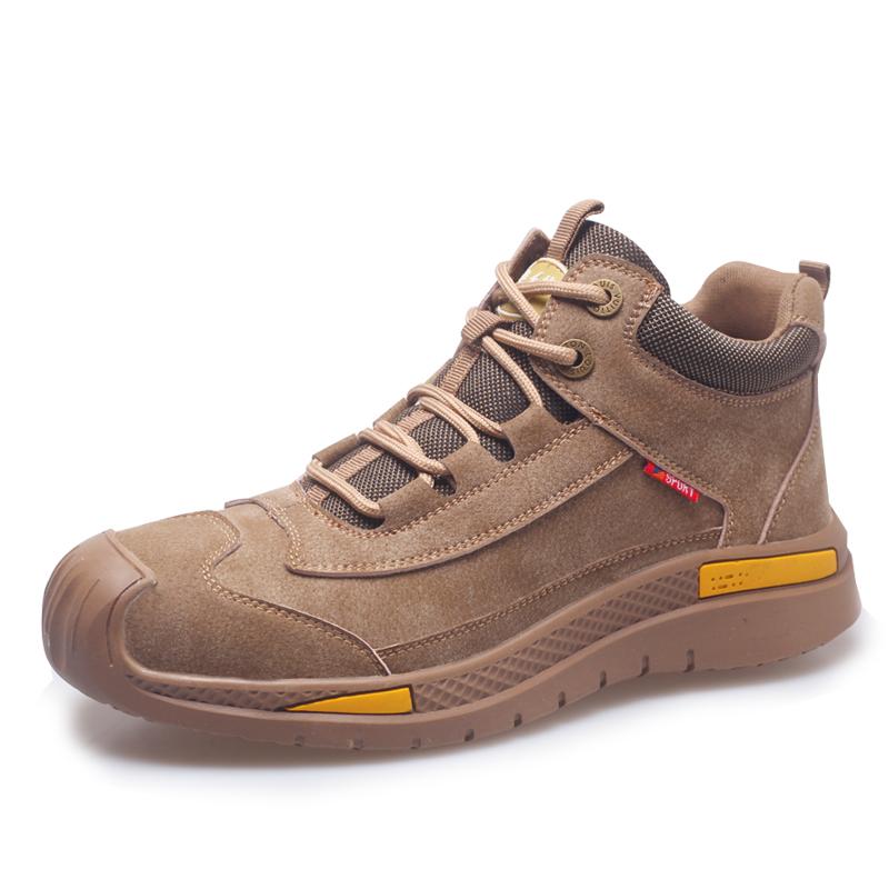 Bottes homme cuir synthétique semelle EVA caoutchouc résistantes