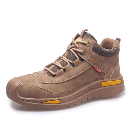 Bottes homme cuir synthétique semelle EVA caoutchouc résistantes