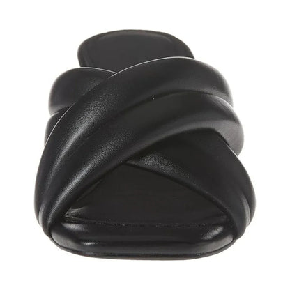 Sandales à talon bloc femme, brides croisées rembourrées, style chic et confortable - Parisola