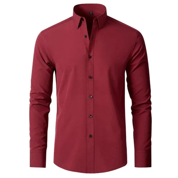 Chemise homme infroissable élastique coupe moderne