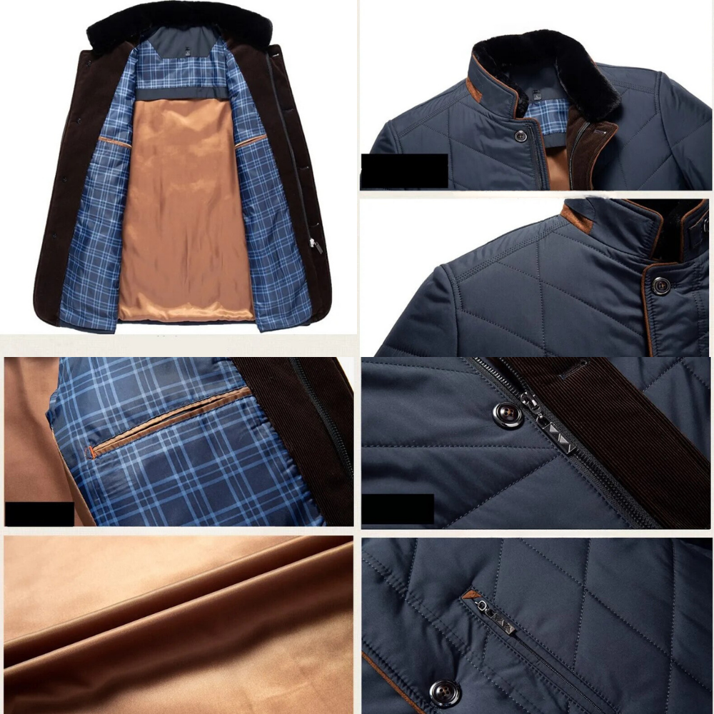 Veste homme suède douce froide coupe classique