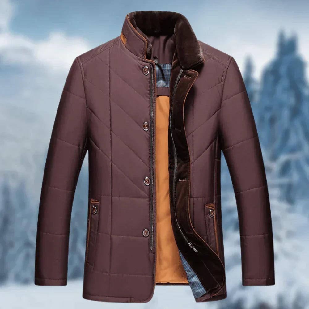 Veste homme suède douce froide coupe classique