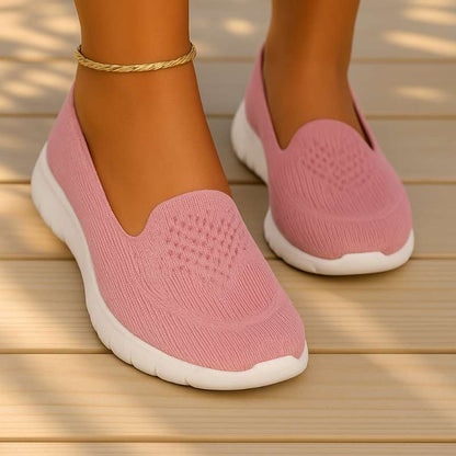 Chaussures orthopédiques femme tricot respirant semelle ergonomique